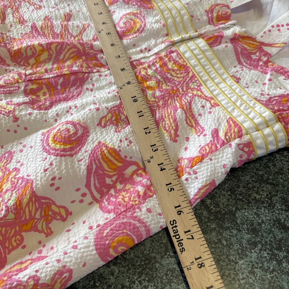 Lilly Pulitzer Tinsley Resort White Conched Out Halter Dress Resort Cruise SZ 6 - Picture 14 of 16
